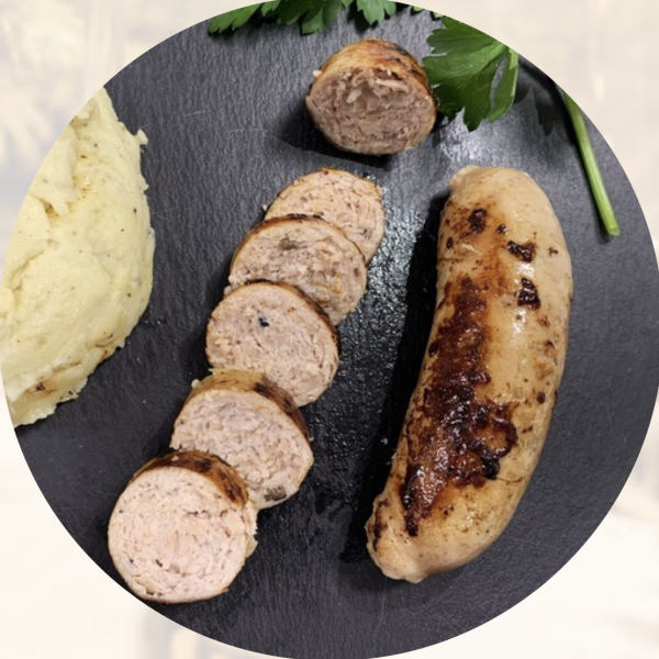 Saucisse de poulet Porto / Foie gras - KotKot d'Opale - Stella Plage