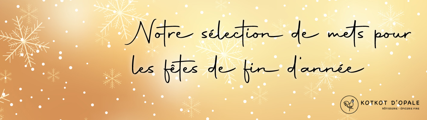 Carte pour vos repas de fin d'année